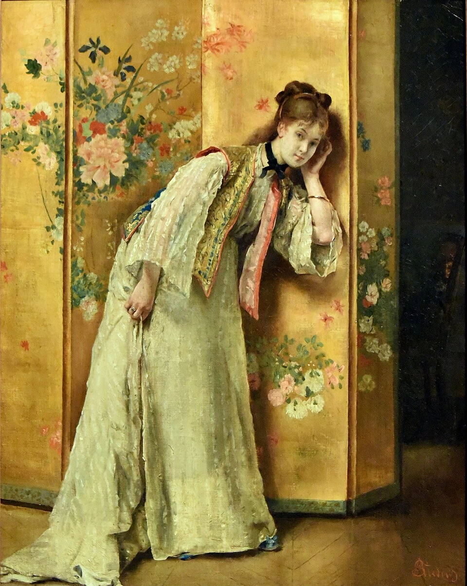 Alfred Émile Stevens - Curiosa, Nationalmuseum, Stockholm, Sweden